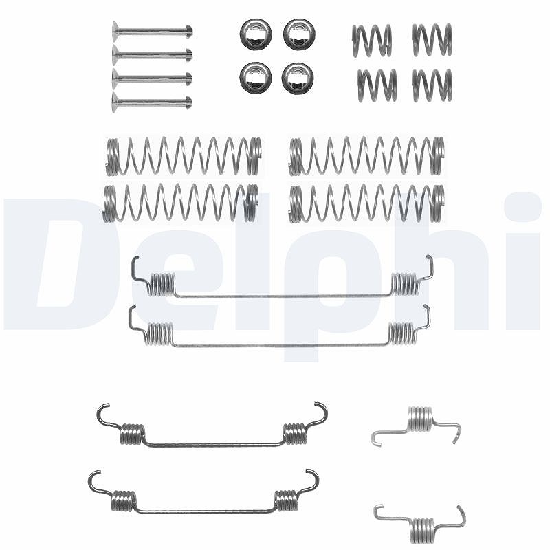 Delphi Zubehörsatz, Bremsbacken [Hersteller-Nr. LY1331] für Vauxhall, Citroën, Opel, Peugeot, Ds