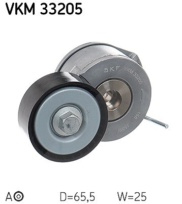 Skf Spannrolle, Keilrippenriemen [Hersteller-Nr. VKM33205] für Citroën, Opel, Ford, Peugeot, Ds, Fiat, Toyota