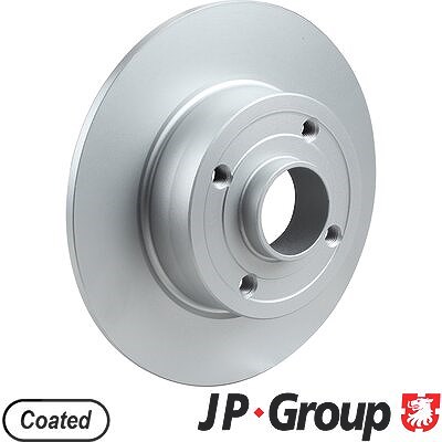 Jp Group 1x Bremsscheiben hinten ohne Radlager [Hersteller-Nr. 4363200800] für Renault, Nissan