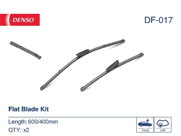 Denso Wischblatt [Hersteller-Nr. DF-017] für Ds, Renault, Peugeot, Citroën