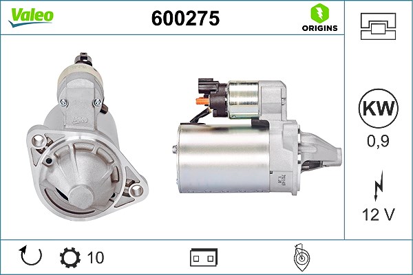 Valeo Starter [Hersteller-Nr. 600275] für Kia, Hyundai