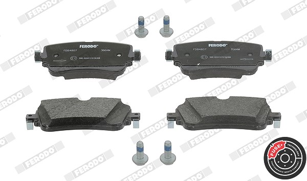 Ferodo Bremsbeläge hinten (Satz) [Hersteller-Nr. FDB4807] für Audi, VW