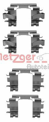 Metzger Autoteile Zubehörsatz, Scheibenbremsbelag [Hersteller-Nr. 109-1257] für Honda