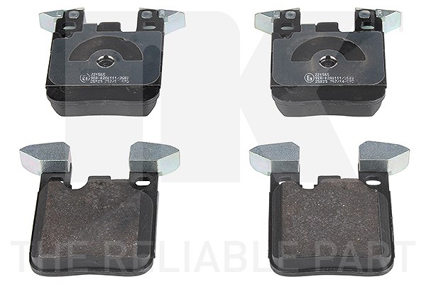 Nk Bremsbelagsatz, Scheibenbremse [Hersteller-Nr. 221565] für BMW