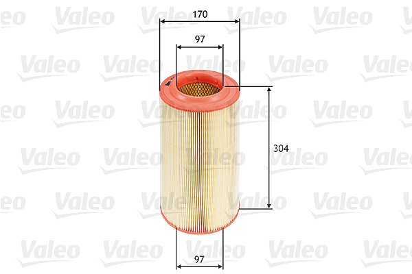 Valeo Luftfilter [Hersteller-Nr. 585694] für Vauxhall, Fiat, Citroën, Iveco, Opel, Peugeot