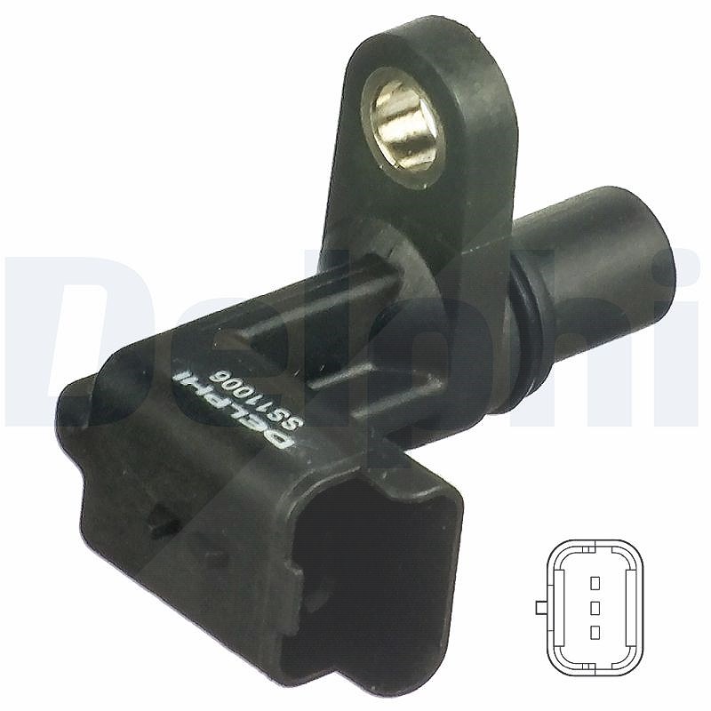 Delphi Sensor, Nockenwellenposition [Hersteller-Nr. SS11006] für Ds, Citroën, Peugeot, BMW, Mini