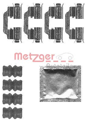 Metzger Autoteile Zubehörsatz, Scheibenbremsbelag [Hersteller-Nr. 109-1832] für Fiat, Alfa Romeo
