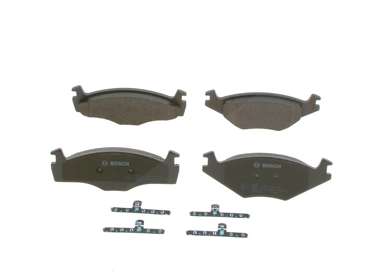 Bosch Bremsbelagsatz, Scheibenbremse [Hersteller-Nr. 0986494057] für Seat, VW