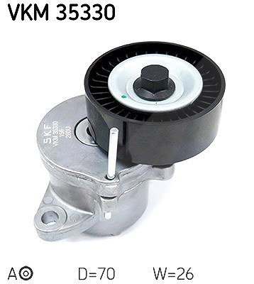 Skf Spannrolle, Keilrippenriemen [Hersteller-Nr. VKM35330] für Opel, Vauxhall, Chevrolet, Saab