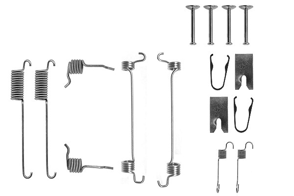 Bosch Zubehörsatz, Bremsbacken [Hersteller-Nr. 1987475221] für Ford, Mazda