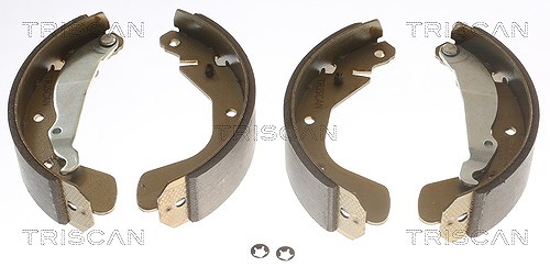 Triscan Bremsbackensatz Trommelbremse Hinterachse [Hersteller-Nr. 810024540] für Opel, Vauxhall, Daewoo, Chevrolet