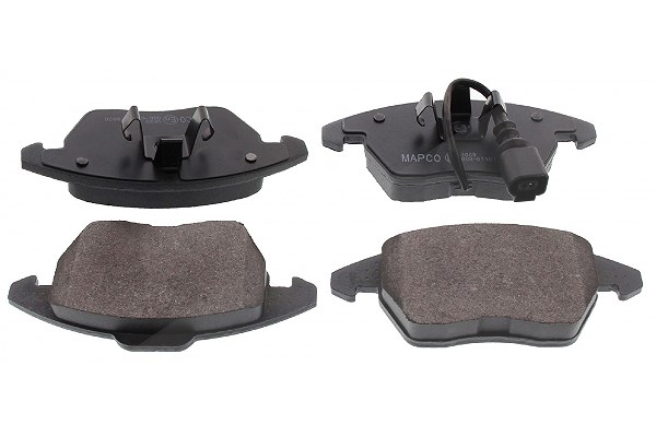 Mapco Bremsbelagsatz Vorderachse inkl VWK [Hersteller-Nr. 6695] für Audi, VW, Skoda, Seat