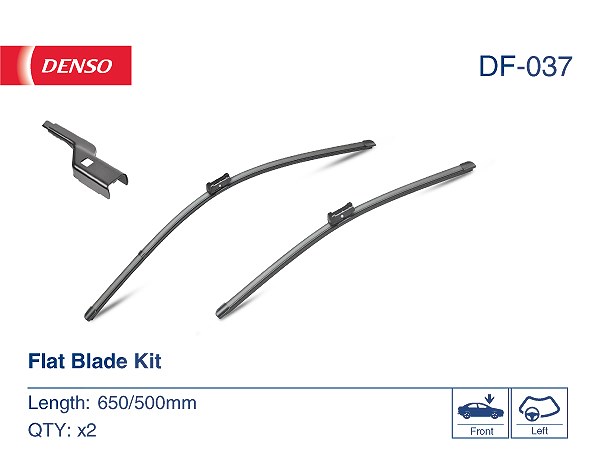 Denso Wischblatt [Hersteller-Nr. DF-037] für Lexus, Volvo, BMW