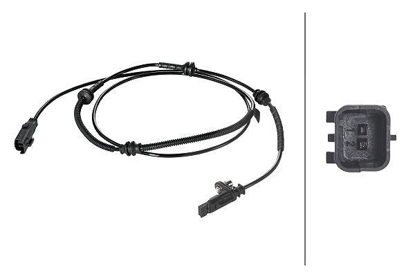 Hella ABS-Sensor Hinterachse [Hersteller-Nr. 6PU010039-791] für Peugeot, Citroën