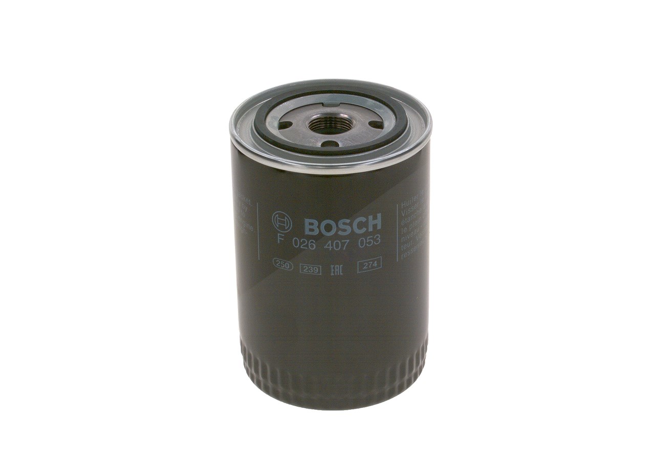 Bosch Ölfilter [Hersteller-Nr. F026407053] für Santana, Fiat, Citroën, Peugeot, Iveco