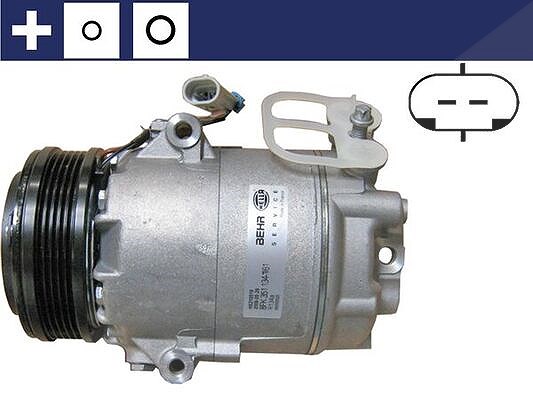 Mahle Kompressor, Klimaanlage [Hersteller-Nr. ACP45000S] für Opel, Vauxhall