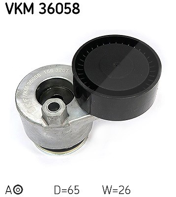 Skf Spannrolle, Keilrippenriemen [Hersteller-Nr. VKM36058] für Renault, Nissan
