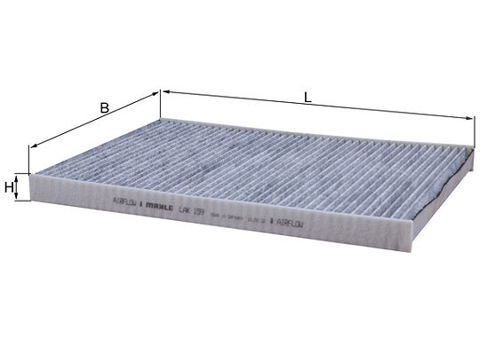 Mahle Filter, Innenraumluft [Hersteller-Nr. LAK159] für Dodge, Chrysler, Plymouth