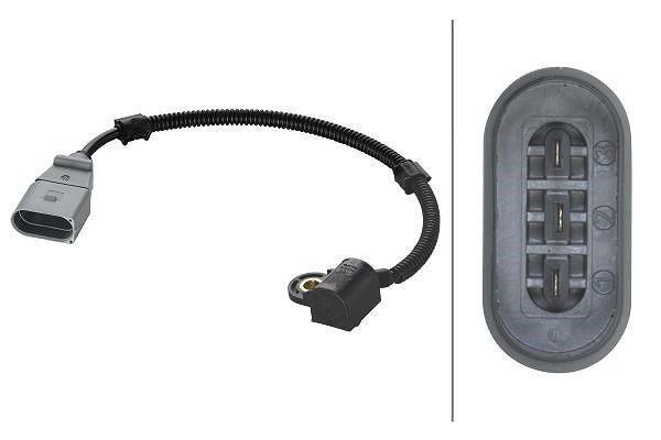 Hella Sensor, Nockenwellenposition [Hersteller-Nr. 6PU009168-121] für VW, Seat, Audi, Skoda