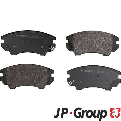 Jp Group Bremsbelagsatz, Scheibenbremse [Hersteller-Nr. 1263602410] für Opel, Gmc, Chevrolet, Vauxhall, Saab