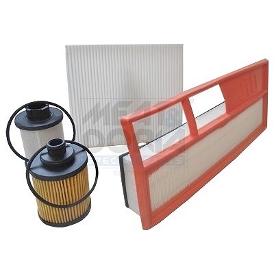 Meat & Doria Filter-Satz [Hersteller-Nr. FKFIA010] für Alfa Romeo, Jaguar, Fiat, Ford, Suzuki, Opel, Saab, Citroën