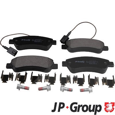 Jp Group Bremsbelagsatz, Scheibenbremse [Hersteller-Nr. 4163701610] für Opel, Vauxhall, Citroën, Peugeot, Fiat