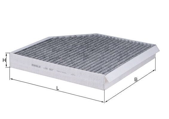 Mahle Filter, Innenraumluft [Hersteller-Nr. LAK667] für Audi, Bentley