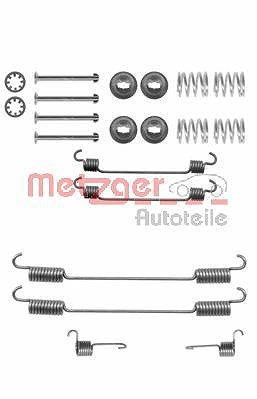 Metzger Autoteile Zubehörsatz, Bremsbacken [Hersteller-Nr. 105-0740] für Citroën, Peugeot, Fiat, Lancia