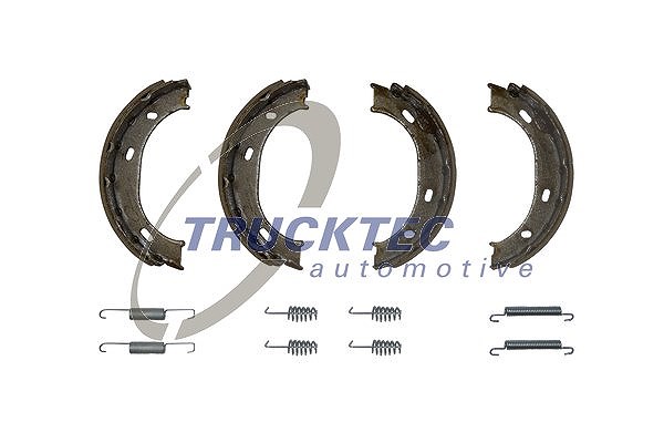 Trucktec Automotive Bremsbackensatz, Feststellbremse [Hersteller-Nr. 02.35.051] für VW, Mercedes-Benz