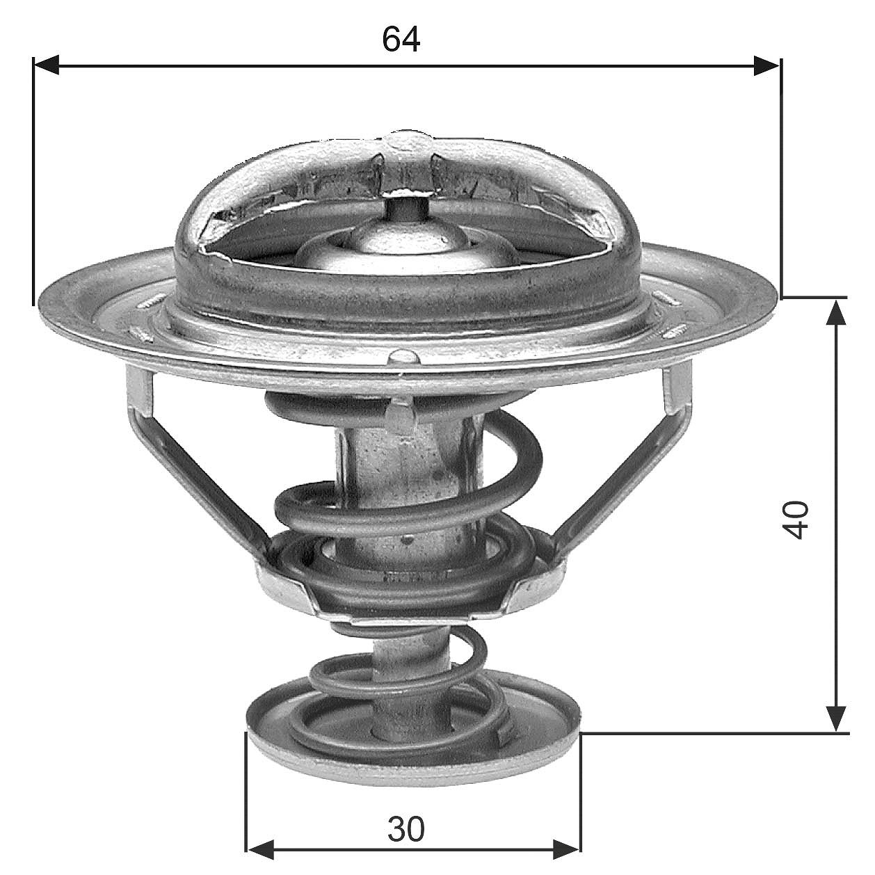 Gates Thermostat, Kühlmittel [Hersteller-Nr. TH31182G1] für Mazda, Toyota, Lexus