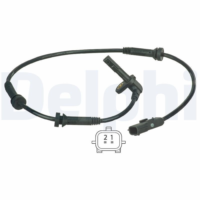 Delphi Sensor, Raddrehzahl [Hersteller-Nr. SS20473] für Renault