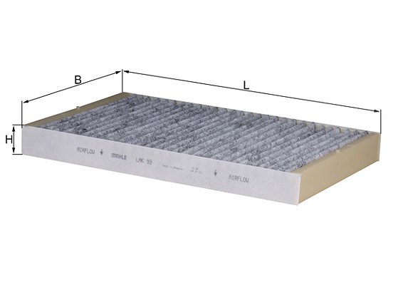 Mahle Filter, Innenraumluft [Hersteller-Nr. LAK93] für Seat, Audi