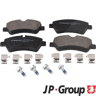 Jp Group Bremsbeläge hinten (Satz) [Hersteller-Nr. 1563701810] für Ford