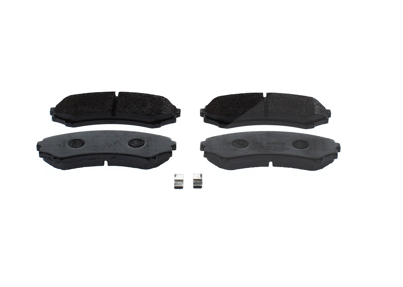 Bosch Bremsbelagsatz, Scheibenbremse [Hersteller-Nr. 0986424709] für Mazda, Mitsubishi