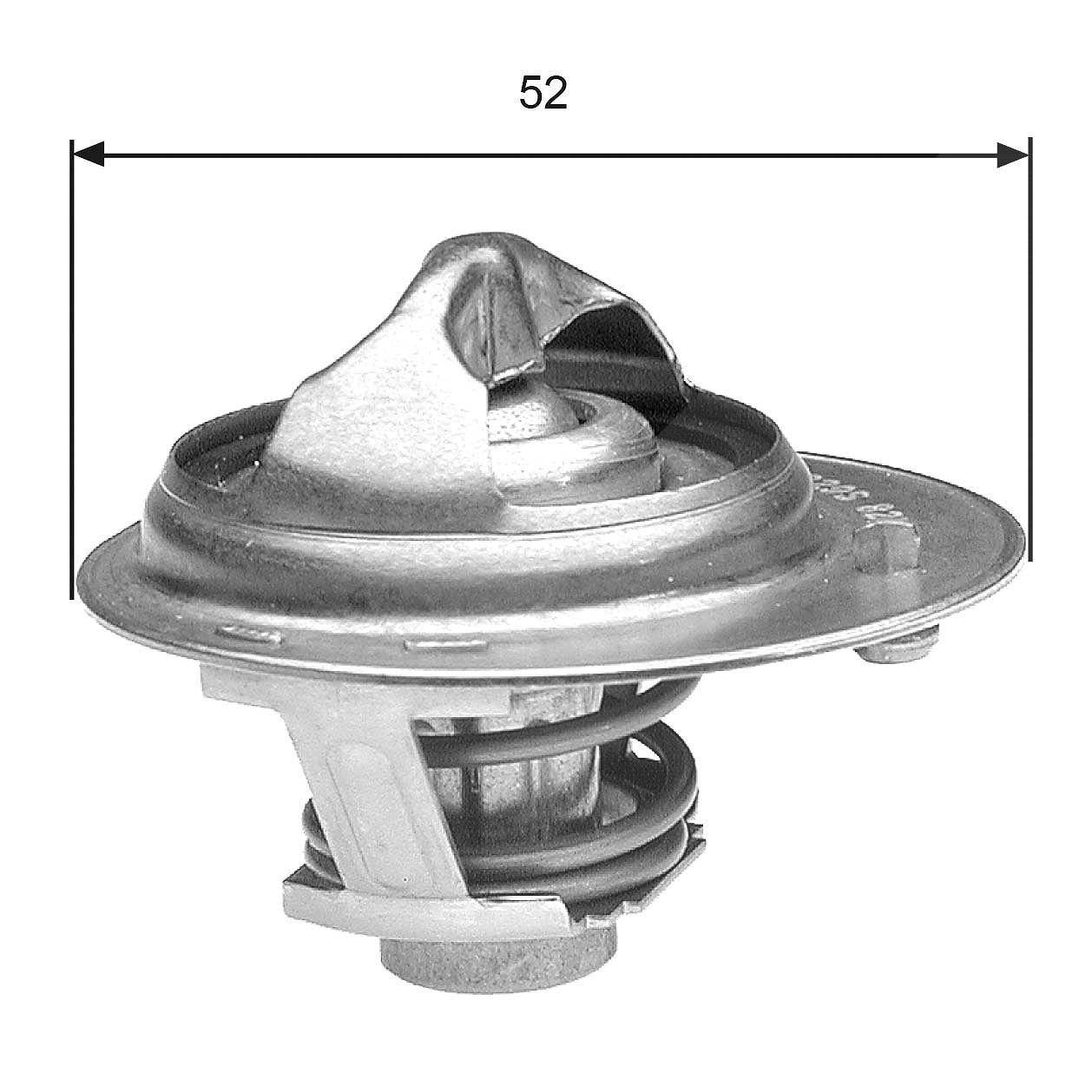 Gates Thermostat, Kühlmittel [Hersteller-Nr. TH30188G1] für Hyundai, Ford, Mazda, Mitsubishi, Kia, Toyota