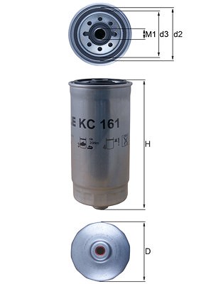 Mahle Kraftstofffilter [Hersteller-Nr. KC161] für Renault Trucks, Renault