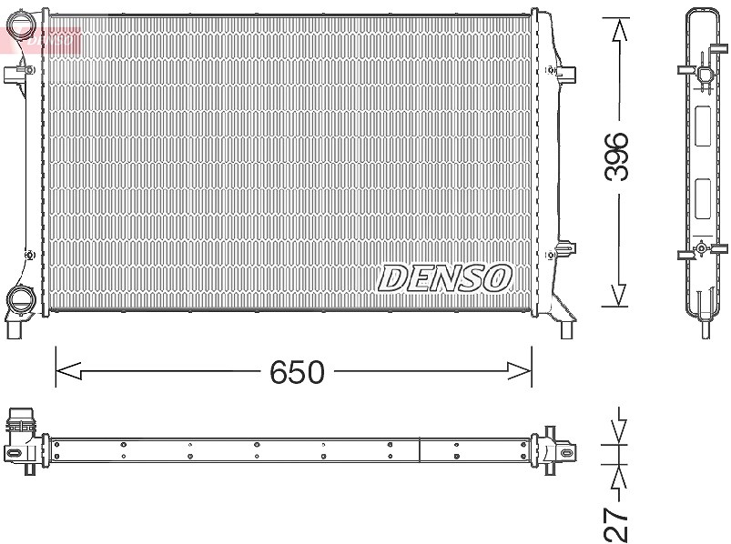 Denso Kühler, Motorkühlung [Hersteller-Nr. DRM32045] für Audi, VW, Seat, Skoda