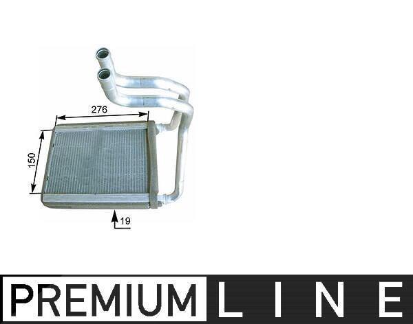 Mahle Wärmetauscher, Innenraumheizung [Hersteller-Nr. AH175000P] für Hyundai, Kia
