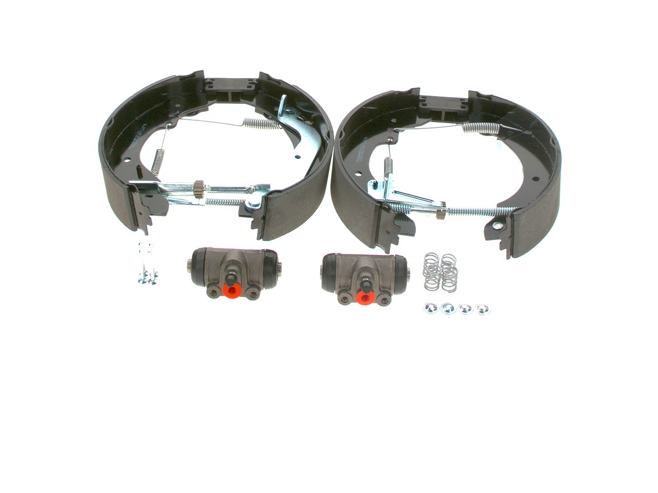 Bosch Bremsbackensatz [Hersteller-Nr. 0204114508] für Peugeot, Fiat, Citroën