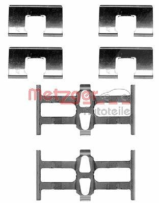 Metzger Autoteile Zubehörsatz, Scheibenbremsbelag [Hersteller-Nr. 109-1118] für Rover, Fiat, Honda, Suzuki