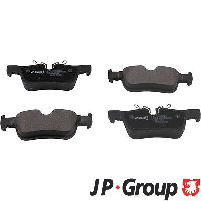 Jp Group Bremsbelagsatz, Scheibenbremse [Hersteller-Nr. 1463702310] für BMW, Mini