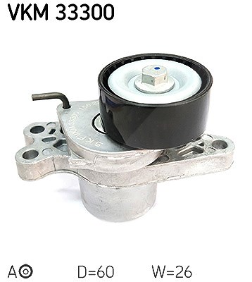 Skf Spannrolle, Keilrippenriemen [Hersteller-Nr. VKM33300] für Fiat, Peugeot, Citroën