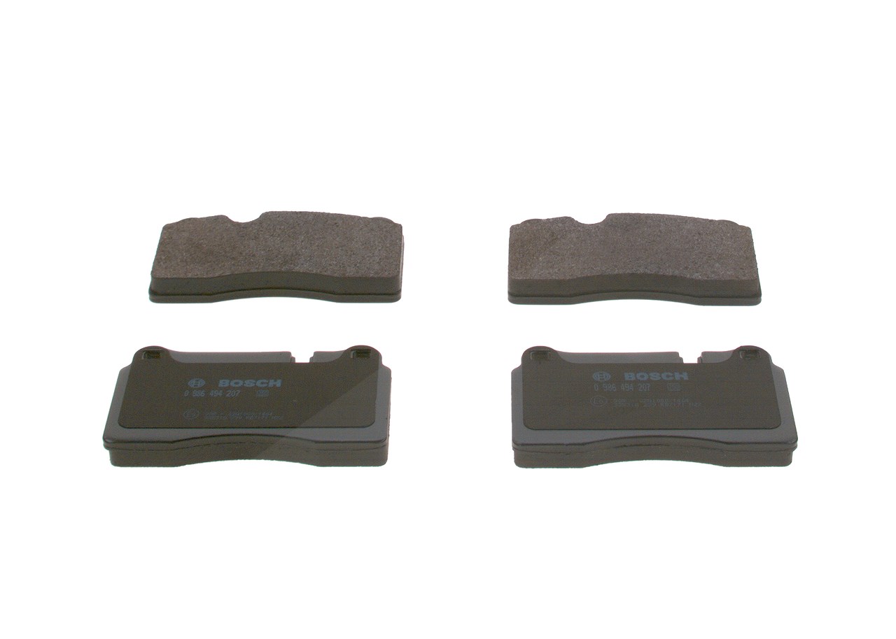 Bosch Bremsbeläge vorne (Satz) [Hersteller-Nr. 0986494207] für Audi, Seat, VW, Cupra