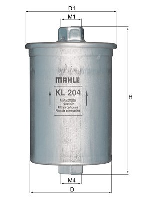 Mahle Kraftstofffilter [Hersteller-Nr. KL204] für Jaguar, Daimler, Peugeot, Lancia, Alfa Romeo, Ferrari, Saab, VW, Fiat, Volvo, Maserati