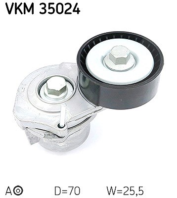Skf Spannrolle, Keilrippenriemen [Hersteller-Nr. VKM35024] für Opel, Vauxhall, Chevrolet