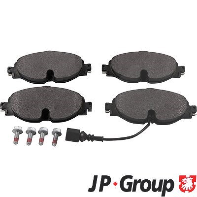 Jp Group Bremsbelagsatz, Scheibenbremse [Hersteller-Nr. 1163613910] für Ford, Audi, Skoda, VW