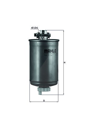 Mahle Kraftstofffilter [Hersteller-Nr. KL75] für Ford, Seat, VW, Skoda, Peugeot