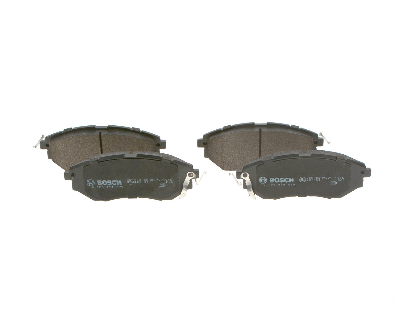 Bosch Bremsbelagsatz, Scheibenbremse [Hersteller-Nr. 0986494679] für Subaru