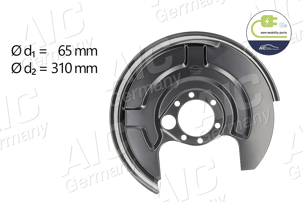 Aic Spritzblech, Bremsscheibe [Hersteller-Nr. 56228] für Audi