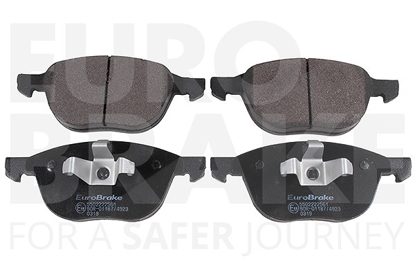 Eurobrake Bremsbeläge vorne (Satz) [Hersteller-Nr. 5502222561] für Volvo, Ford, Mazda